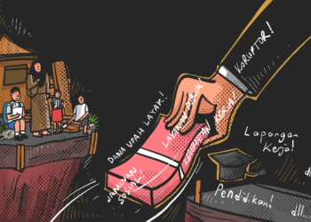 korupsi bikin buruh menderita. MOJOK.CO