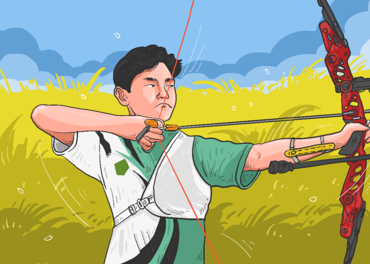 Slipknot hingga Metallica Menemani Latihan Memanah hingga Menyabet Medali Emas Panahan MOJOK