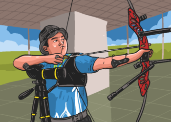 Praja bertanding panahan di Kudus. MOJOK.CO