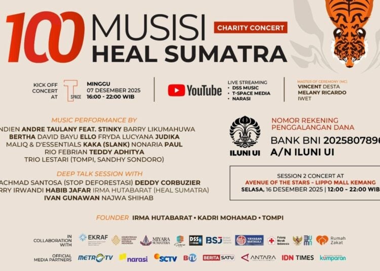 ILUNI UI gelar konser untuk bencana Sumatra. MOJOK.CO