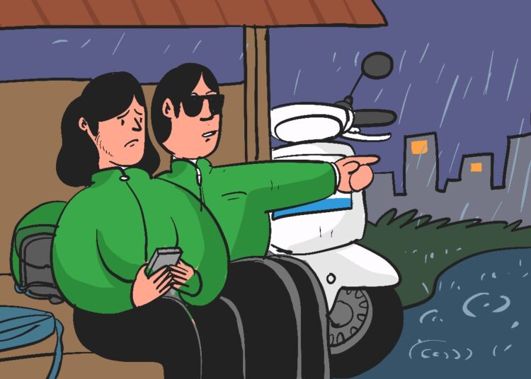 Sisi lain suasana Surabaya after rain yang dianggap puitis dan romantis: Ada tangis dan lelah yang tersapu hujan MOJOK.CO