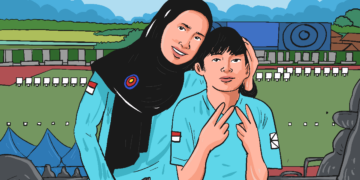 Kegigihan bocah 11 tahun dalam kejuaraan panahan di Kudus MOJOK.CO