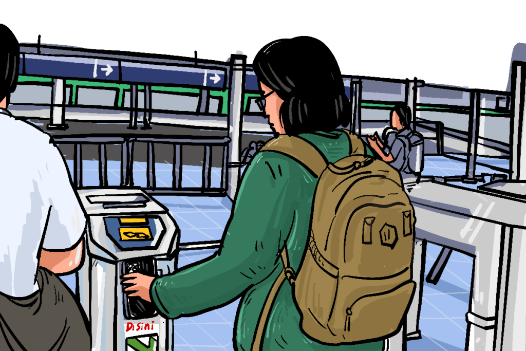 Dari Jogja ke Solo naik KRL pakai layanan Gotransit dari Gojek yang terintegrasi dengan GoCar. MOJOK.CO