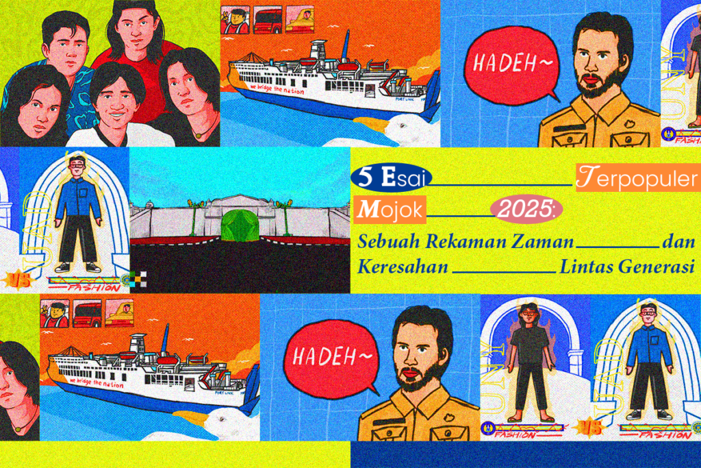 5 Esai Terpopuler Mojok 2025 (Mojok.co/Ega Fansuri)