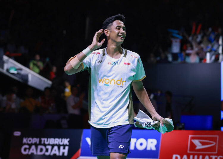 Selebrasi usai memastikan juara MOJOK.CO