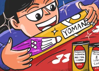 Para loyalis bulu tangkis. menabung demi nonton Daihatsu Indonesia Masters 2026 di Istora Senayan, Jakarta MOJOK.CO