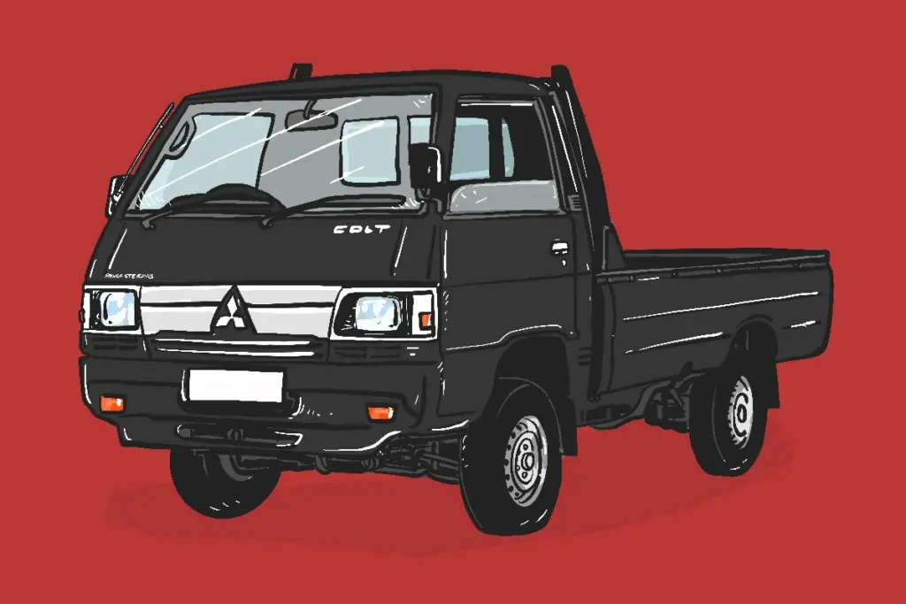 Mitsubishi L300: Simbol Maskulinitas, Pemutar Ekonomi Bangsa MOJOK.CO