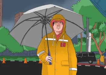 Berkah di Balik Hujan Lebat di Istora Senayan, Tukang Ojek Payung Ketiban Rezeki Event Indonesia Masters 2026.MOJOK.CO