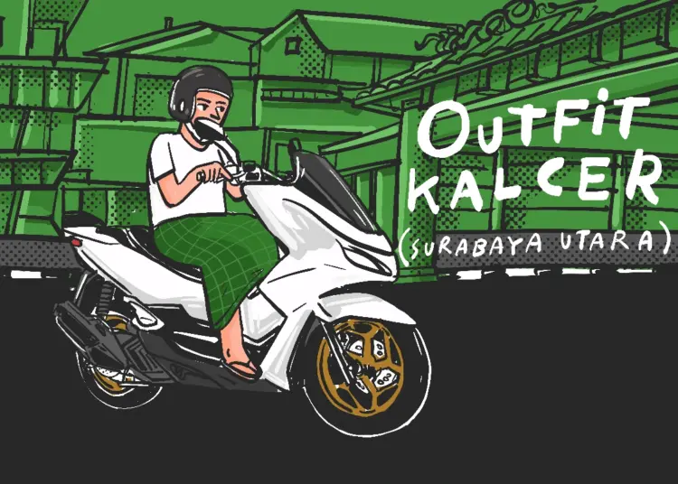 outfit orang Surabaya Utara lebih sederhana ketimbang Surabaya Barat. MOJOK.CO