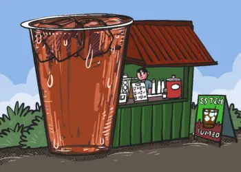 Sisi Gelap Bisnis Es Teh Jumbo, Tak Cuan Bisnis Melayang MOJOK.CO