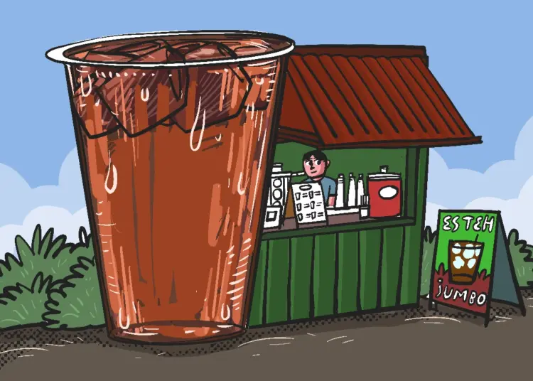 Sisi Gelap Bisnis Es Teh Jumbo, Tak Cuan Bisnis Melayang MOJOK.CO