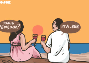 Kalkulator untuk lansia merencanakan pensiun. MOJOK.CO