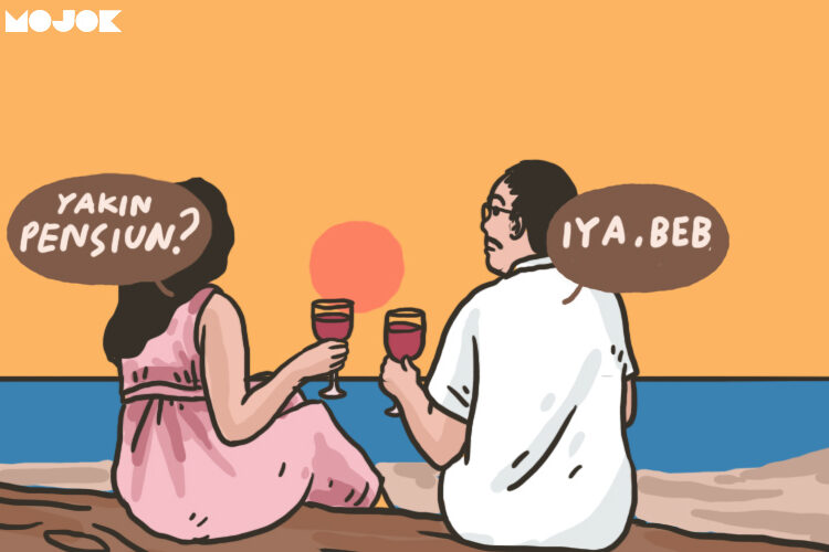Kalkulator untuk lansia merencanakan pensiun. MOJOK.CO