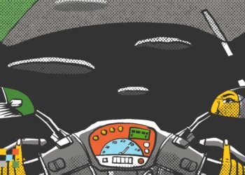 Ngerinya jalan raya Pantura Rembang di musim hujan MOJOK.CO