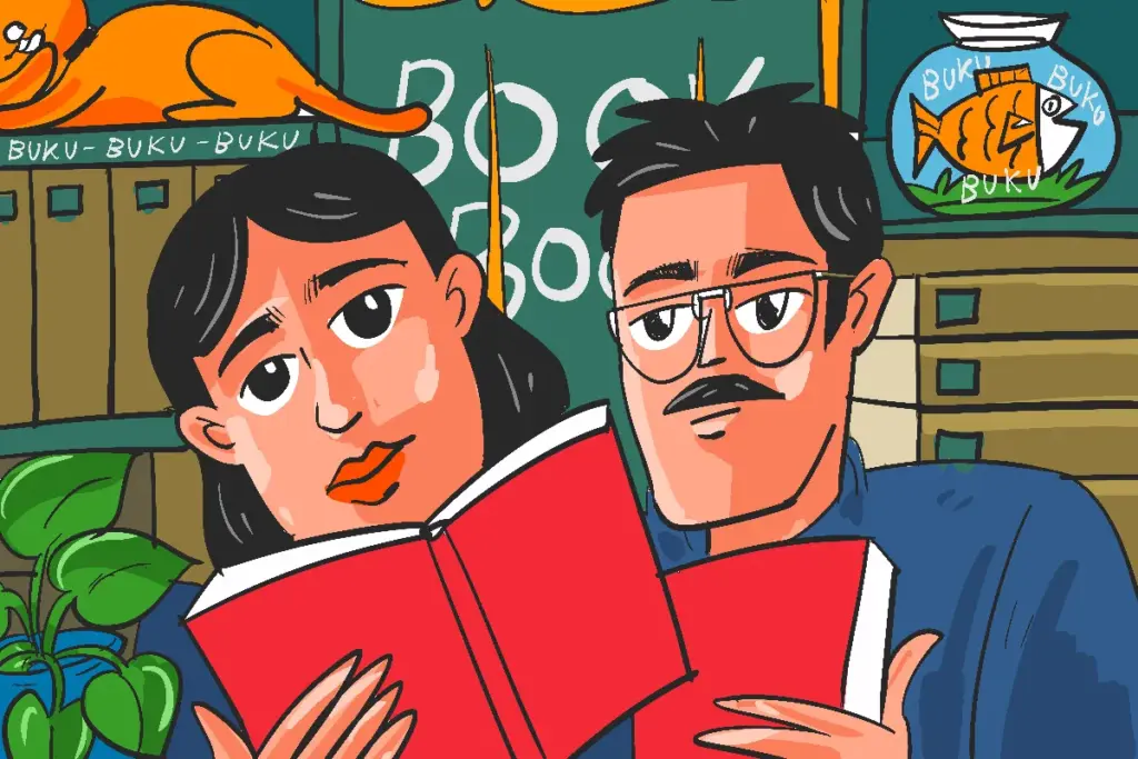 Anomali pengunjung toko buku sekarang bukan baca, malah foto