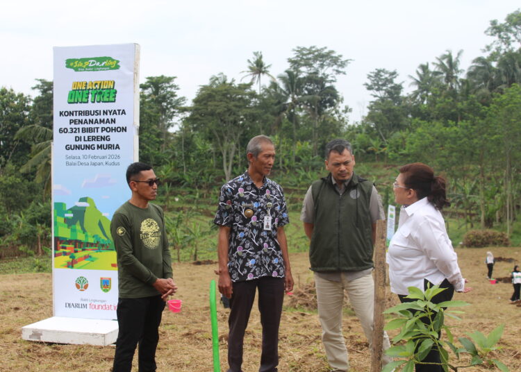 Director Communication Djarum Foundation, Mutiara Diah Asmara di Kudus. MOJOK.CO