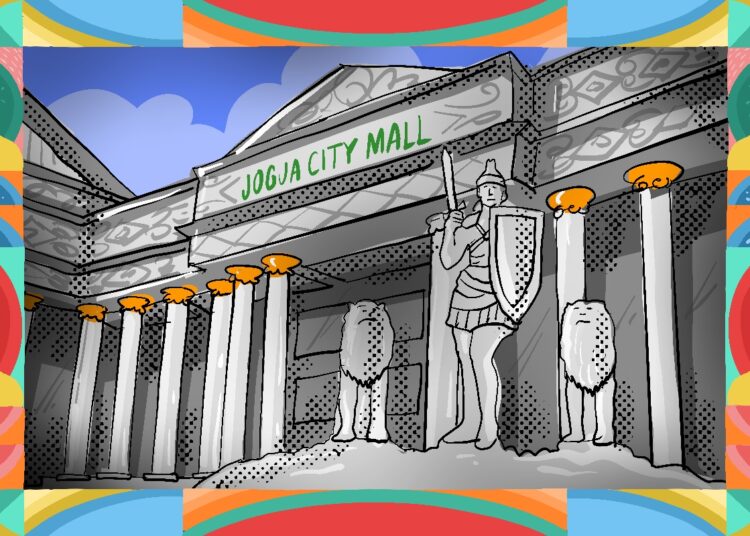 Megahnya Jogja City Mall Bergaya Romawi dengan Filosofi Keberuntungan, Nyatanya Makin Menyesatkan Orang “Buta Arah” Seperti Saya