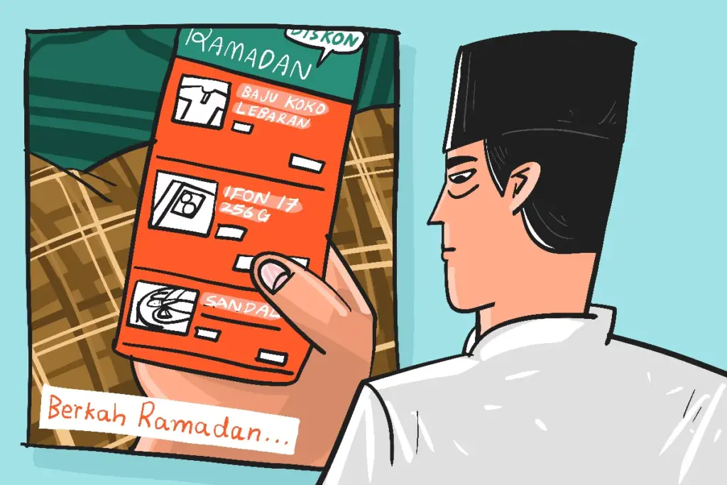 Puasa Ramadan dalam Bayang-bayang Kapitalisme Religius: Katanya Melatih Kesederhanaan Nyatanya Sarung Saja Dibungkus Narasi Hijrah Premium MOJOK.CO