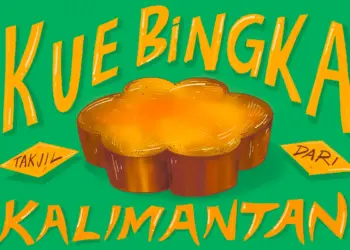 Takjil bingka dari Kalimantan