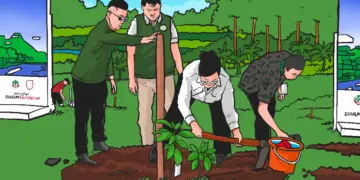 OAOT, gerakan menanam pohon di lereng Gunung Muria, Kudus. MOJOK.CO