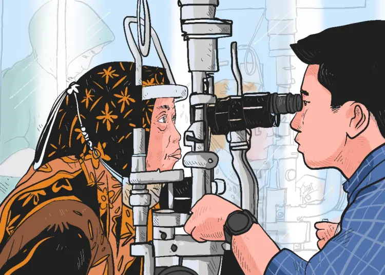 Misi Mulia Rumah Sakit Visindo di Jakarta: Tingkatkan Derajat Kesehatan Mata dengan Operasi Katarak Gratis MOJOK.CO