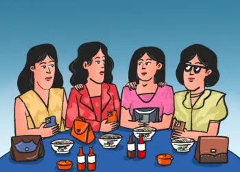 Pakai hp android Samsung S26 terintimidasi user iPhone. Tapi tak berpaling karena Samsung lebih berguna dari iPhone yang hanya memperdaya pengguna MOJOK.CO