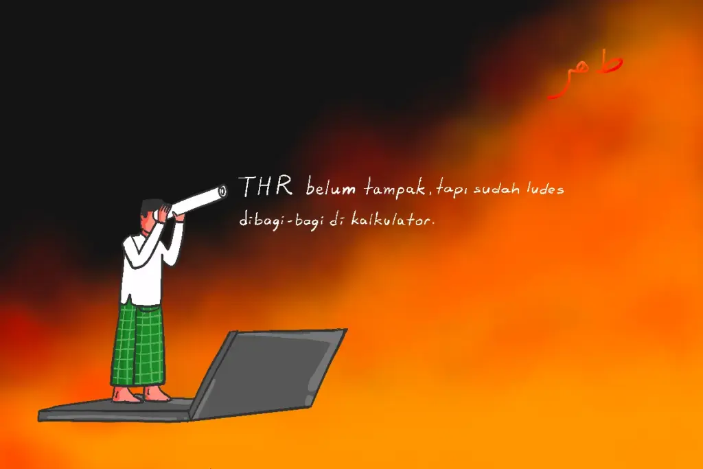 THR belum cair, tapi sudah ludes dalam hitungan di kalkulator. Mudik lebaran memang tidak menyenangkan MOJOK.CO
