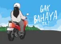 Pengendara motor plat K ngga ngerti fungsi zebra cross, lampu, sein, hingga spion MOJOK.CO