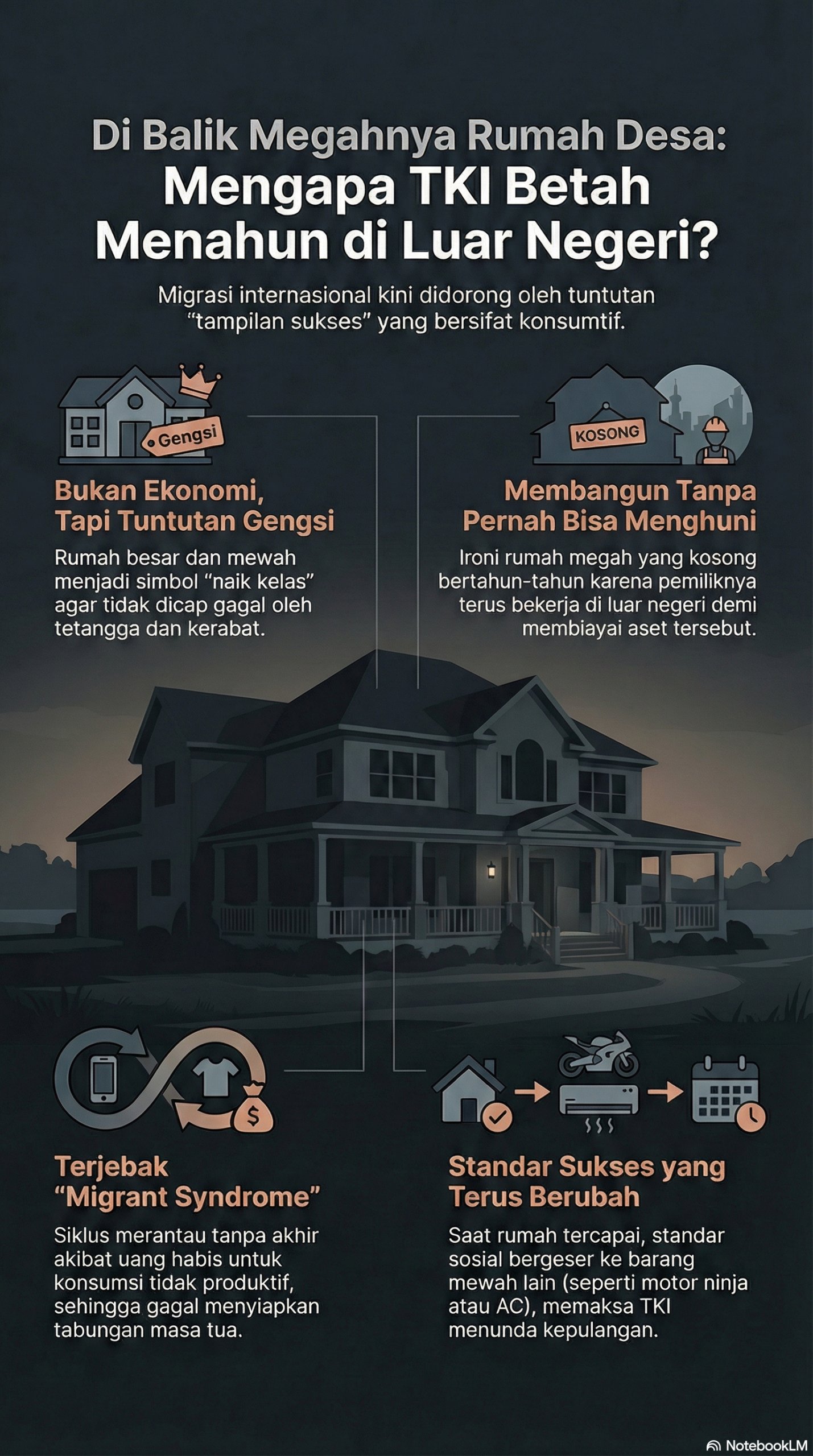 TKI-TKW Rembang dan Pati, bertahun-tahun kerja di luar negeri demi bangun rumah besar di desa karena gengsi MOJOK.CO