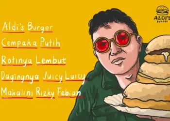 Burger Aldi Taher Juicy Lucy Mahalini Rizky Febian DUAR CUAN! MOJOK.CO