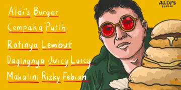 Burger Aldi Taher Juicy Lucy Mahalini Rizky Febian DUAR CUAN! MOJOK.CO