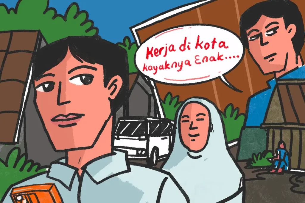 Sukses Bekerja di Kota Itu Ilusi: Pesan untuk Anak Muda yang Meninggalkan Desa MOJOK.CO