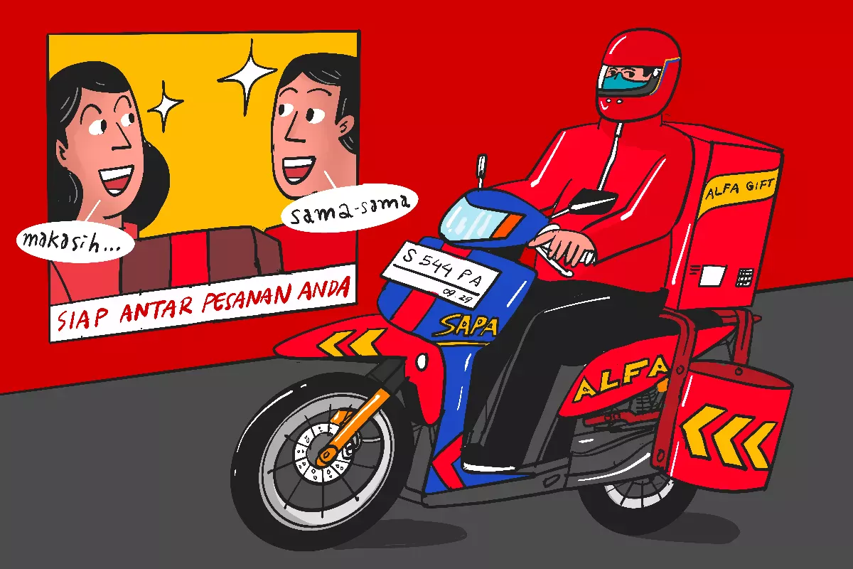 Alfagift, Penyelamat Pekerja Jakarta dari “Mati” Kelaparan karena Kelelahan dan Tak Punya Teman Makan