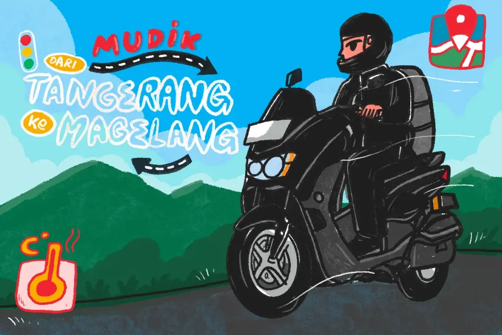 Makna Pulang yang Saya Temukan Setelah Mudik Motoran dengan NMAX Tangerang–Magelang MOJOK.CO