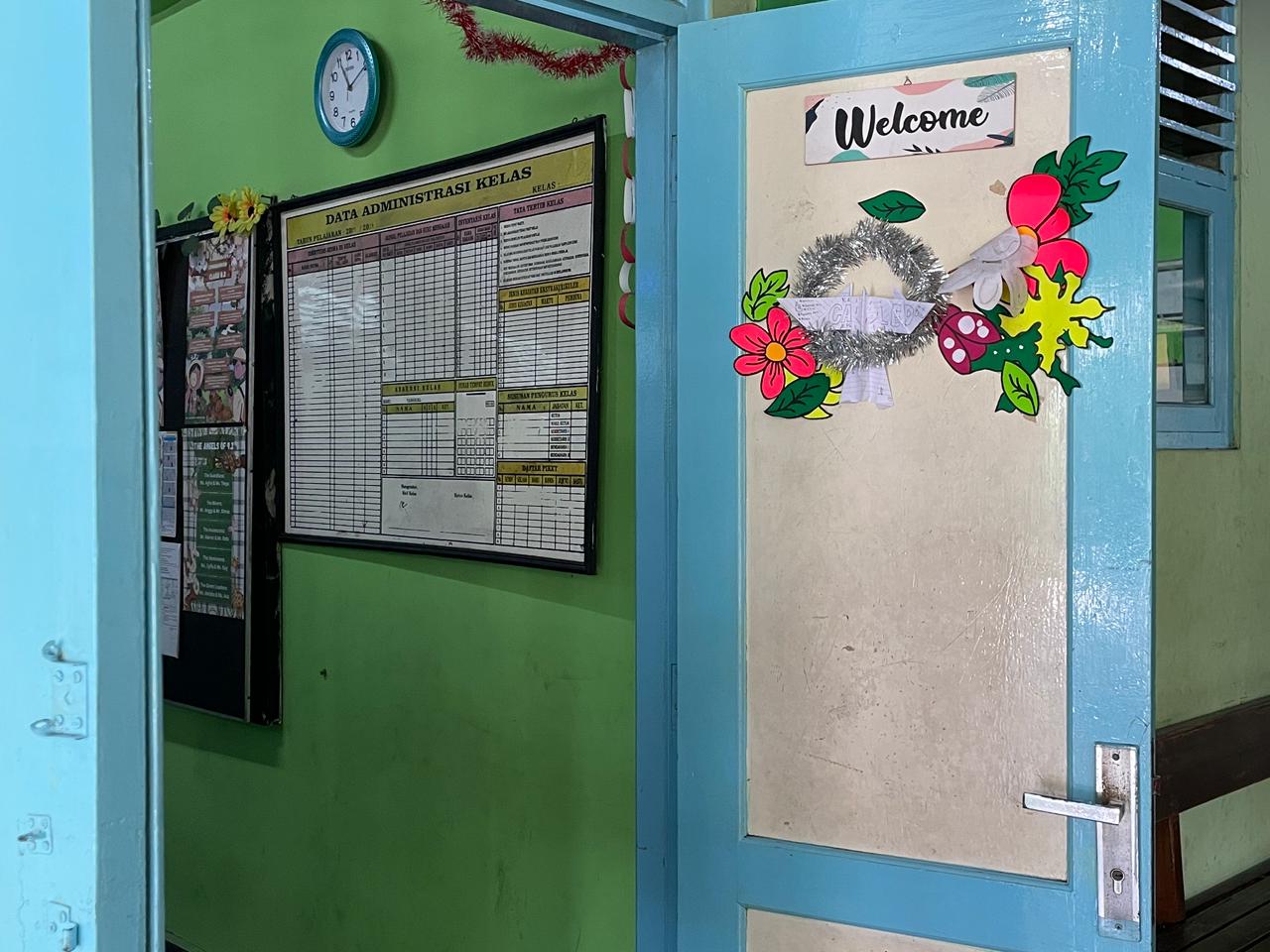 Ruang kelas SMP TD Jetis (Mojok.co/Shofiatunnisa Azizah)