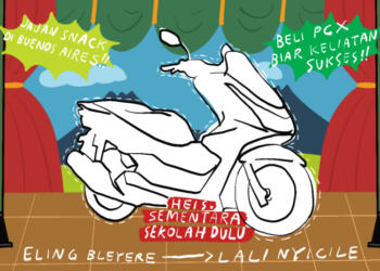 Honda PCX 150 lebih buruk dibanding Yamaha Mio Sporty. MOJOK.CO