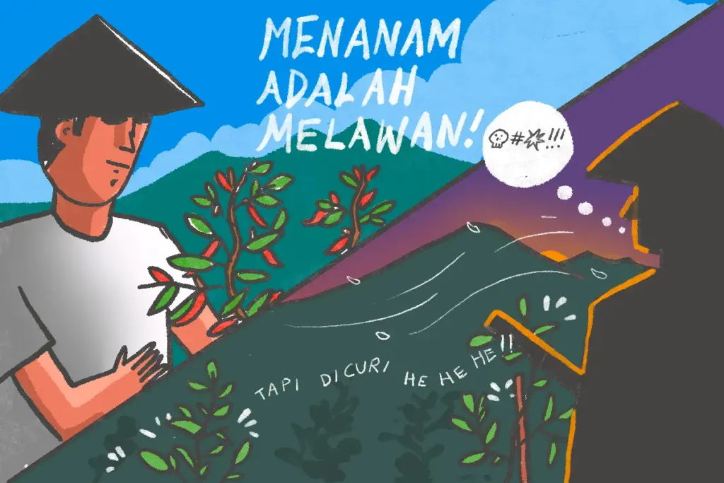 Omong kosong berkebun untuk slow living di desa. Punya kebun di desa justru menderita karena tanaman dirampok warga MOJOK.CO