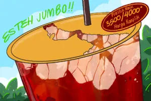 Semakin Berat Perjuangan Pedagang Es Teh Jumbo: Sudah Margin Keuntungan Sangat Tipis Sekarang Terancam Makin Merana karena Kenaikan Harga