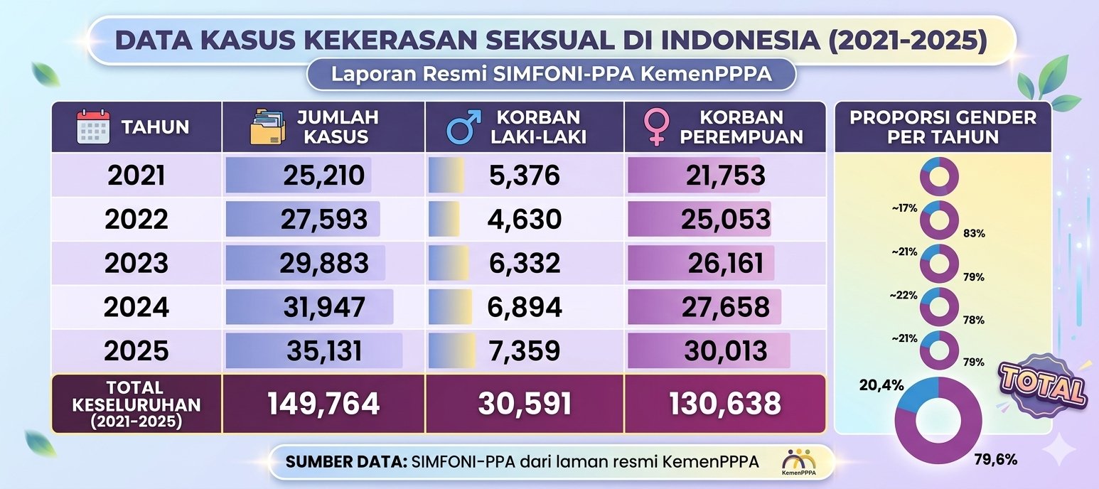 Data kekerasan seksual. MOJOK.CO