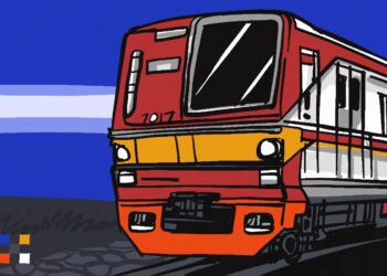 Kerja di Jakarta naik transum kereta KRL