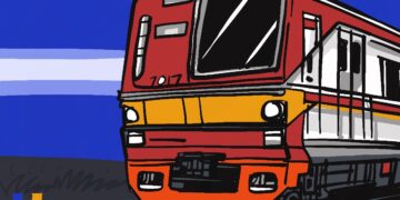 Kerja di Jakarta naik transum kereta KRL