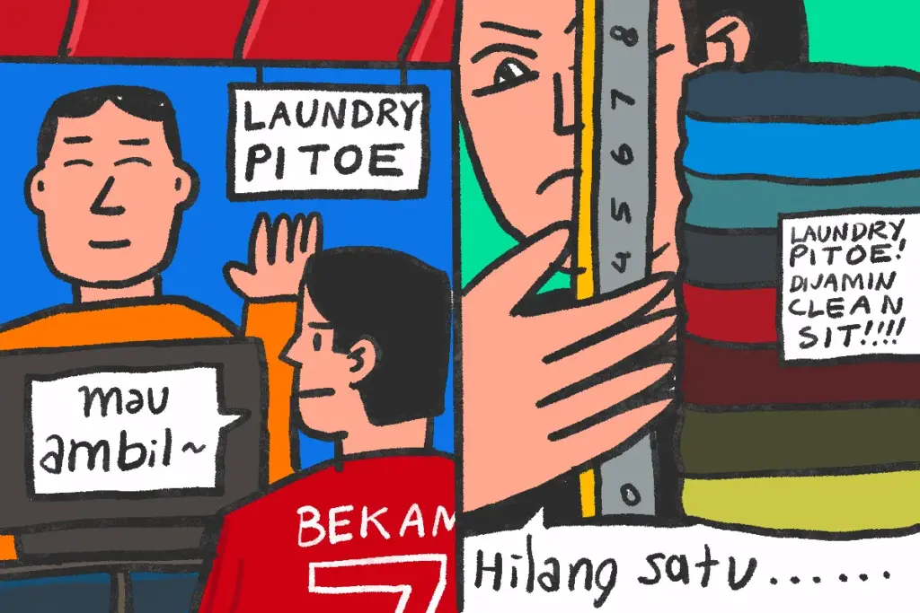 Cuci baju di laundry konvensional bikin kapok MOJOK.CO
