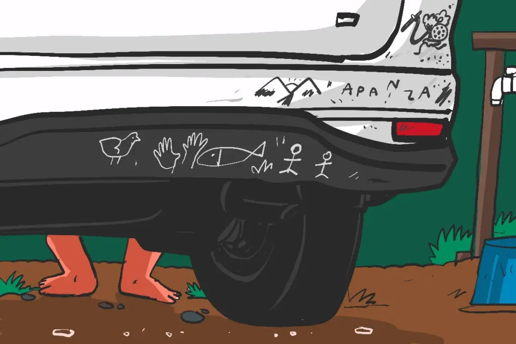 Ribetnya punya mobil di desa. Bisa menjadi musuh masyarakat perkara parkir. Rawan jadi korban iseng bocil-bocil nakal MOJOK.CO