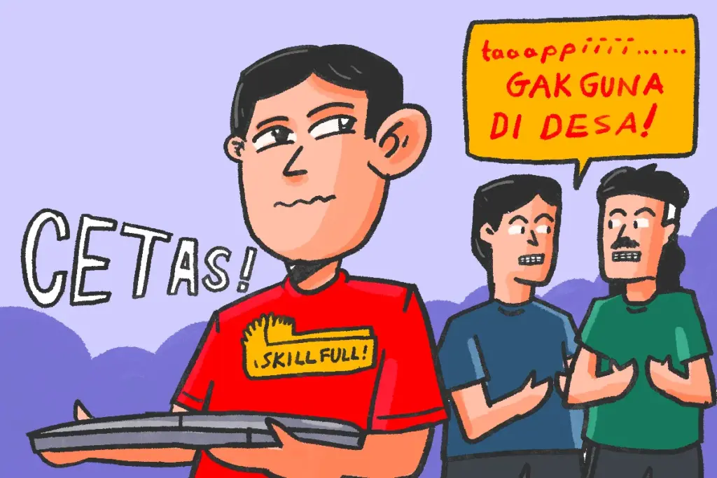 Punya hard skill yang laku buat kerja di kota tapi tidak berguna buat slow living di desa MOJOK.CO