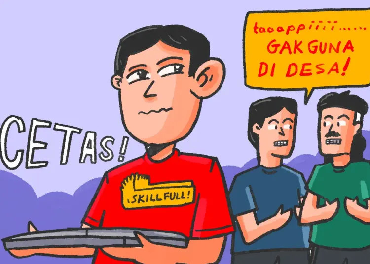 Punya hard skill yang laku buat kerja di kota tapi tidak berguna buat slow living di desa MOJOK.CO