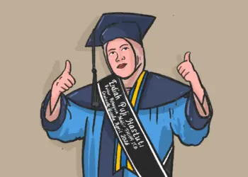 Lulus S3 Jurusan Rekayasa Nuklir di ITB. MOJOK.CO