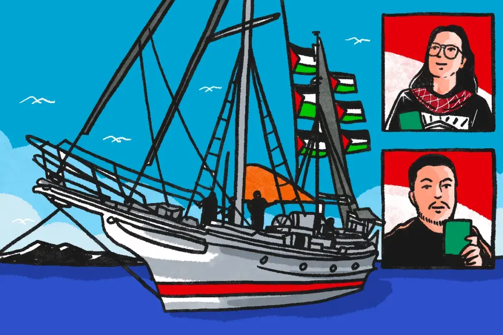WNI tergabung ke GSF menuju Gaza diculik militer Israel dan renungan kegagalan pemerintah dunia hentian genosida Palestina MOJOK.CO