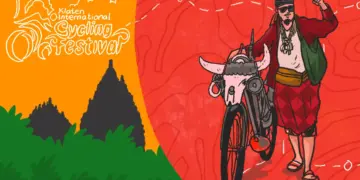 Peserta nyentrik gowes ke Klaten untuk ikut KLIC Fest 2026. MOJOK.CO