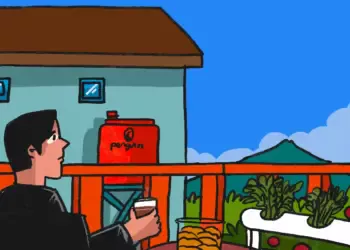 Rooftop kos kerap jadi tempat blangkrah, tapi jadi ruang healing terbaik bagi anak kos overthinking MOJOK.CO