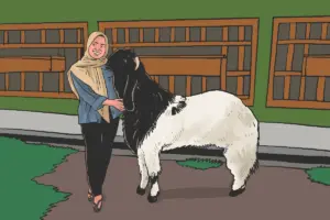 Dobrak Keraguan Perempuan Tak Pantas Jadi Peternak, Alumnus Fapet UGM Ini Berhasil Raih Rp700 Juta di Tuban